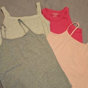 Set of Four Tank Tops in Grays and Pinks American Eagle & Children's Place